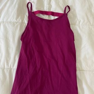 High Neck, Open Back Nike Tank